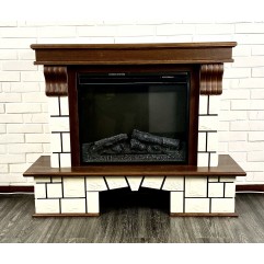 Каминокомплект Porto - Орех с очагом Jupiter FX New Каминокомплект Porto - Орех с очагом Jupiter FX New