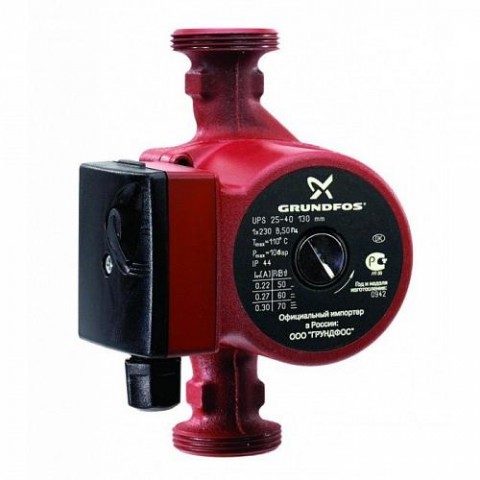 Насос циркуляционный Grundfos UPS 25-40 (130 мм)