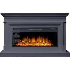 Каминокомплект Coventry - Серый графит (Ширина 1400 мм) с очагом Vision 42 LOG LED Каминокомплект Coventry - Серый графит (Ширина 1400 мм) с очагом Vision 42 LOG LED