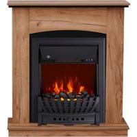 Каминокомплект Barcelona (разборный) - Дуб табачный с очагом Aspen Black Каминокомплект Barcelona (разборный) - Дуб табачный с очагом Aspen Black