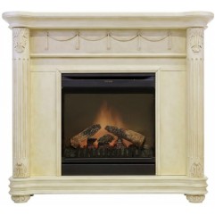 Каминокомплект Rome - Белый с бронзой с очагом Gannon DF2010-EU Каминокомплект Rome - Белый с бронзой с очагом Gannon DF2010-EU