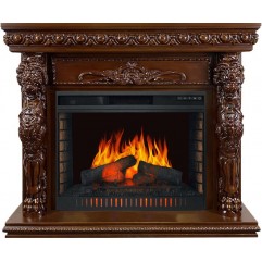 Каминокомплект Windsor - Темный дуб с очагом Vision 30 EF LED FX Каминокомплект Windsor - Темный дуб с очагом Vision 30 EF LED FX