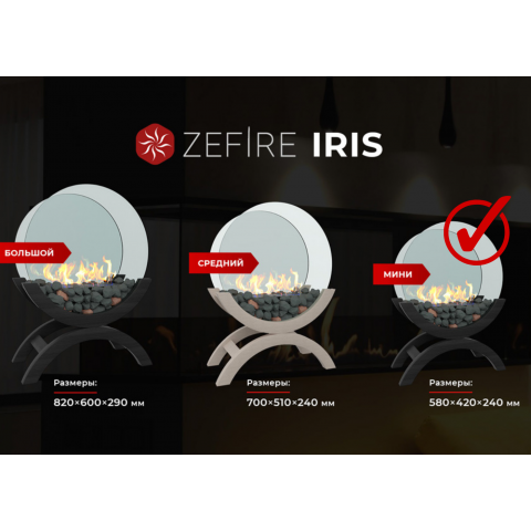 Биокамин Iris mini (ZeFire)