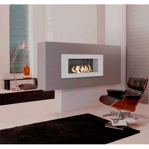 Биокамин Orion 900 белый со стемалитом (Zefire)