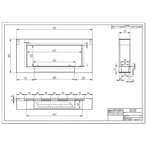 Биокамин Orion 900 белый со стемалитом (Zefire)