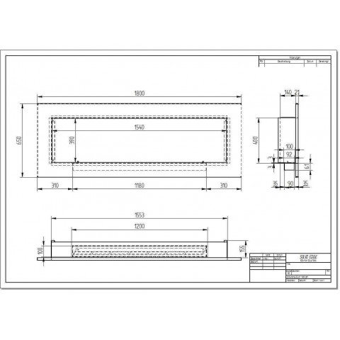 Биокамин Elliot 1800 белый со стемалитом (Zefire)