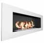 Биокамин Elliot 1200 с белой рамкой (ZeFire) Биокамин Elliot 1200 с белой рамкой (ZeFire)