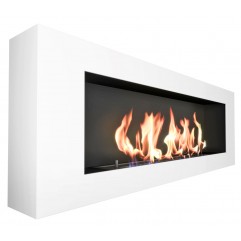 Биокамин Orion 1200 с белой рамкой (ZeFire)