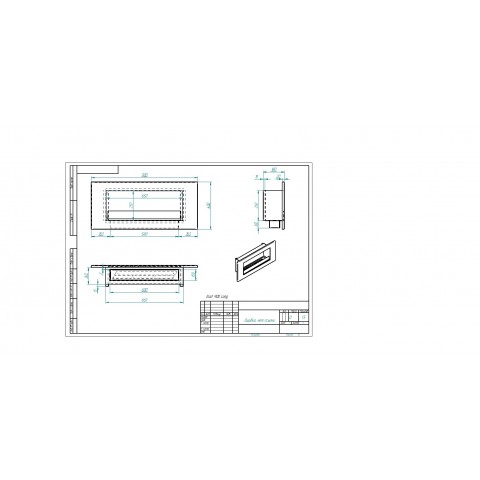 Биокамин Elliot 900 Long (Zefire)