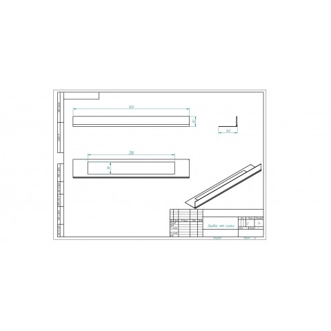 Стекло декоративное для биокаминов Elliot 1200 Long, Sirius 1200 Long и Flagman 1000 Long (Zefire)