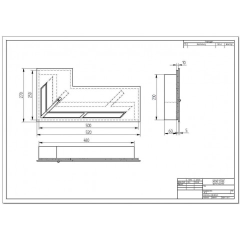 Прямоугольный контейнер ZeFire угловой 500 (ZeFire)