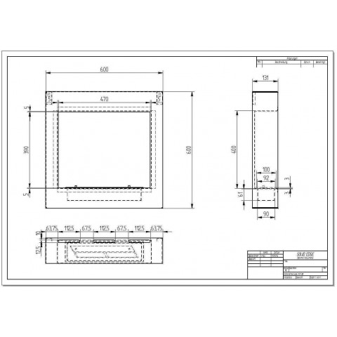 Биокамин Orion qube 600 (Zefire)
