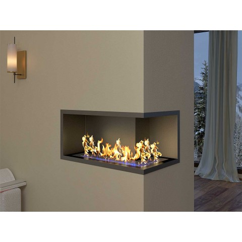 Биокамин Standart для угловой стены 1000 (ZeFire)