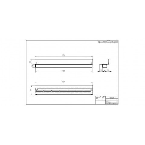 Прямоугольный контейнер ZeFire 1200 со стеклом (ZeFire)