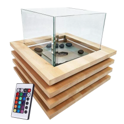 Биокамин Impulse c подсветкой LED (ZeFire)