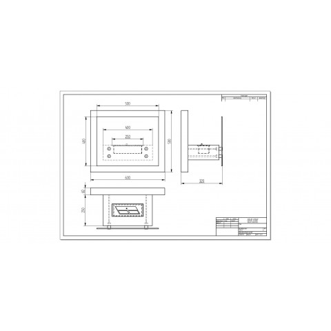 Биокамин Polakr 600 (ZeFire)