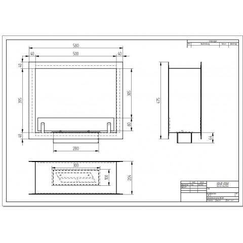 Биокамин сквозной Standart 500 (ZeFire)