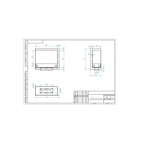 Биокамин угловой Standart 500 левый/правый (ZeFire)