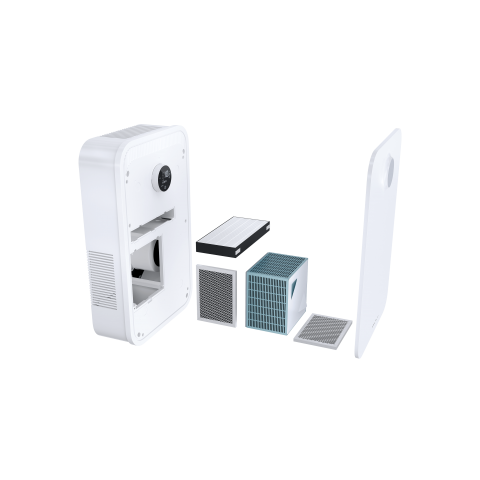 Приточно-вытяжная установка серии FUJI ERW-150X.P   (Wi-Fi/Pearl White)