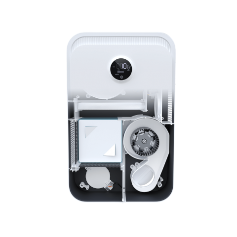 Приточно-вытяжная установка серии FUJI ERW-150X.P   (Wi-Fi/Pearl White)