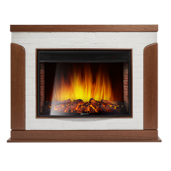 Каминокомплект Electrolux Prestigio 30 камень белый, шпон дуб с очагом EFP/P-3020LS Каминокомплект Electrolux Prestigio 30 камень белый, шпон дуб с очагом EFP/P-3020LS