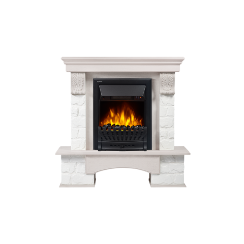 Портал Forte Classic камень белый, шпон беленый дуб