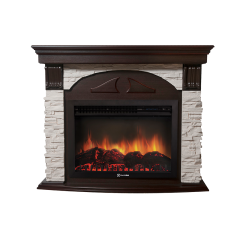 Портал Torre 25S камень белый, шпон темный дуб Портал Torre 25S камень белый, шпон темный дуб