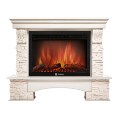 Портал Pietra 30S камень белый, шпон белёный дуб Портал Pietra 30S камень белый, шпон белёный дуб