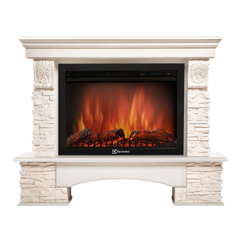 Портал Pietra 30S камень белый, шпон белёный дуб