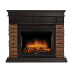 Каминокомплект Electrolux Bricks Wood 25 камень темный, шпон венге с очагом EFP/P-2720RLS