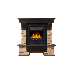 Портал Pietra Classic камень сланец натуральный, шпон темный дуб Портал Pietra Classic камень сланец натуральный, шпон темный дуб