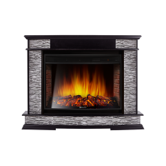 Каминокомплект Electrolux  Scala 30 камень сланец скалистый серый, шпон венге с очагом EFP/P-3020LS