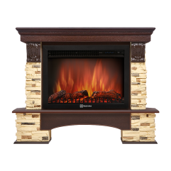 Портал Pietra 30U (угловой) камень сланец натуральный, шпон темный дуб Портал Pietra 30U (угловой) камень сланец натуральный, шпон темный дуб