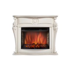 Каминокомплект Electrolux Ovatio 30 шпон белёный дуб  с очагом EFP/P-3020LS