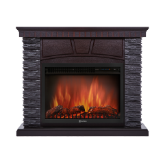 Каминокомплект Electrolux Porto 30 камень черный, шпон венге с очагом EFP/P-3020LS Каминокомплект Electrolux Porto 30 камень черный, шпон венге с очагом EFP/P-3020LS