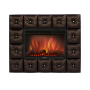 Каминокомплект Electrolux Crystal 30 тёмная экокожа с очагом EFP/P-3020LS Каминокомплект Electrolux Crystal 30 тёмная экокожа с очагом EFP/P-3020LS