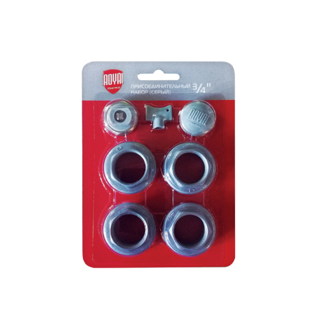 Набор присоединительный Royal Thermo 3/4'' silver