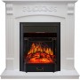 Каминокомплект Sorrento - Белый дуб с очагом Majestic FX Black