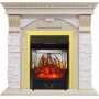 Каминокомплект Dublin - Слоновая кость с патиной / Сланец крем с очагом Majestic FX M Brass Каминокомплект Dublin - Слоновая кость с патиной / Сланец крем с очагом Majestic FX M Brass