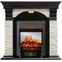 Каминокомплект Dublin - Венге / Сланец белый с очагом Fobos FX M Black Каминокомплект Dublin - Венге / Сланец белый с очагом Fobos FX M Black