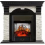 Каминокомплект Dublin - Венге / Сланец белый с очагом Majestic FX M Black Каминокомплект Dublin - Венге / Сланец белый с очагом Majestic FX M Black