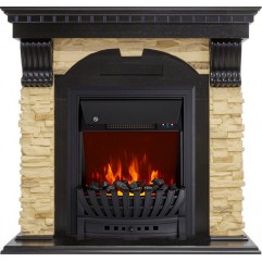 Каминокомплект Dublin - Венге / Сланец с очагом Aspen Black Каминокомплект Dublin - Венге / Сланец с очагом Aspen Black