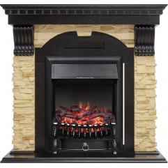 Каминокомплект Dublin - Венге / Сланец с очагом Fobos FX Black Каминокомплект Dublin - Венге / Сланец с очагом Fobos FX Black