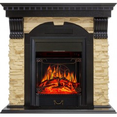 Каминокомплект Dublin - Венге / Сланец с очагом Majestic FX Black Каминокомплект Dublin - Венге / Сланец с очагом Majestic FX Black