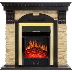 Каминокомплект Dublin - Венге / Сланец с очагом Majestic FX Brass Каминокомплект Dublin - Венге / Сланец с очагом Majestic FX Brass