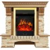 Каминокомплект Pierre Luxe - Дуб / Сланец с очагом Majestic FX Brass