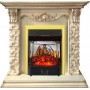 Каминокомплект Adriana - Cлоновая кость с очагом Majestic FX M Brass Каминокомплект Adriana - Cлоновая кость с очагом Majestic FX M Brass
