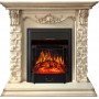 Каминокомплект Adriana - Cлоновая кость с очагом Majestic FX Black Каминокомплект Adriana - Cлоновая кость с очагом Majestic FX Black