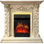 Каминокомплект Adriana - Cлоновая кость с очагом Majestic FX Brass Каминокомплект Adriana - Cлоновая кость с очагом Majestic FX Brass
