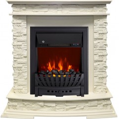 Каминокомплект Luzern - Слоновая кость с очагом Aspen Black Каминокомплект Luzern - Слоновая кость с очагом Aspen Black